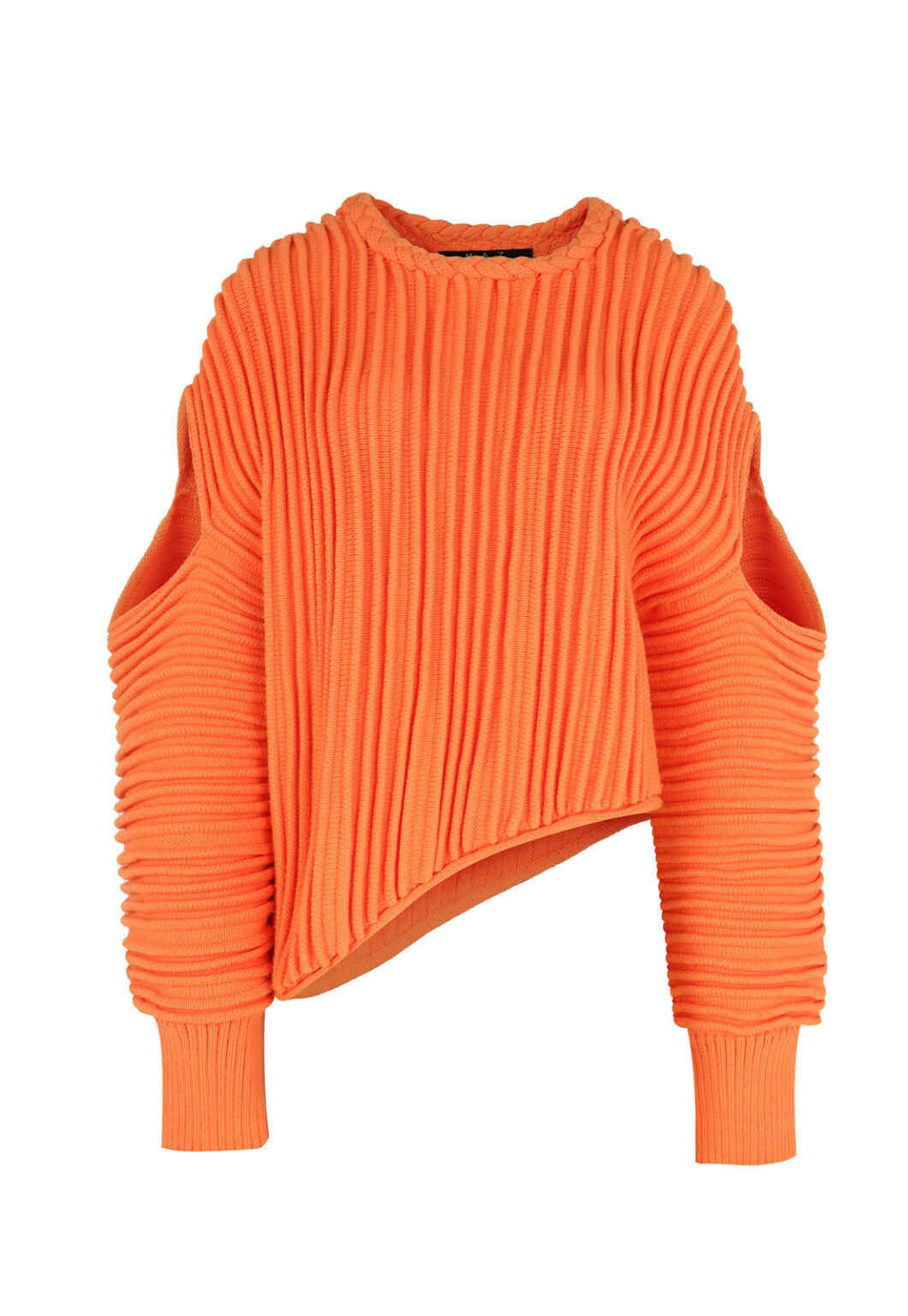 BRAIDED ACCORDION WOVEN SWEATER MAZ Manuela Alvarez